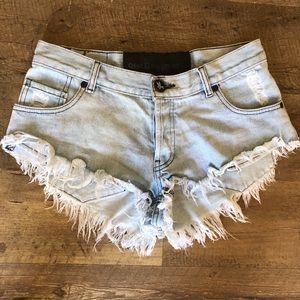 One Teaspoon Denim Shorts